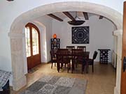 Ferienhaus Javea Montgo , privat Pool, Casa Burro, gemütliches Esszimmer